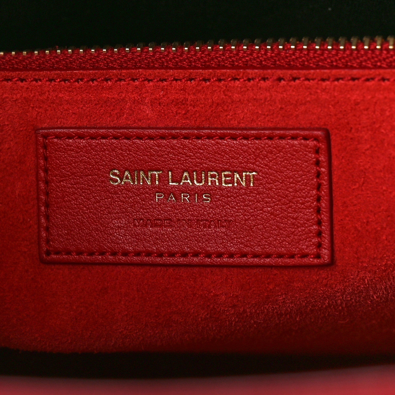 Saint Laurent Calfskin Small Sac De Jour Lipstick Red 6 of 11