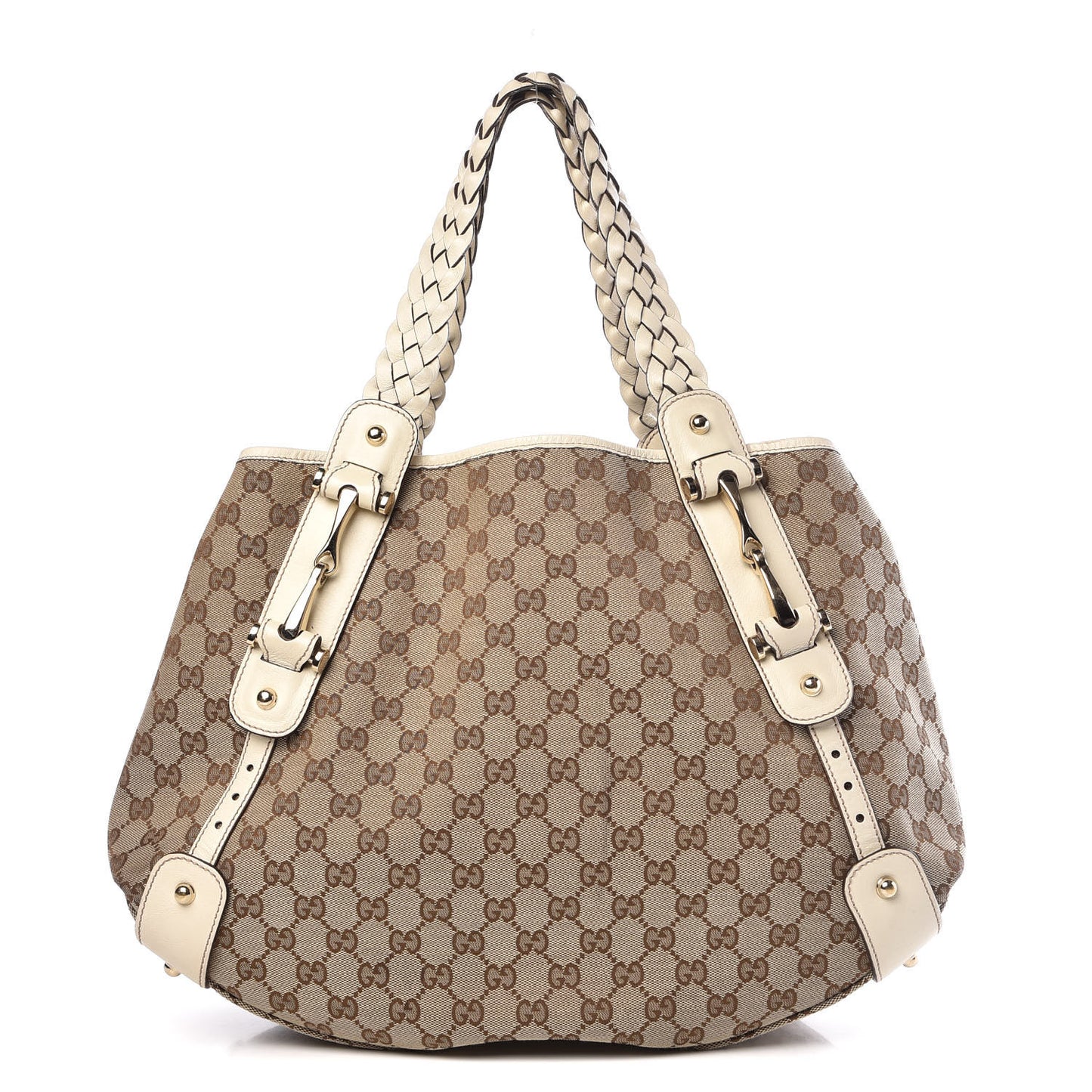 Monogram Medium Pelham Shoulder Bag Off White