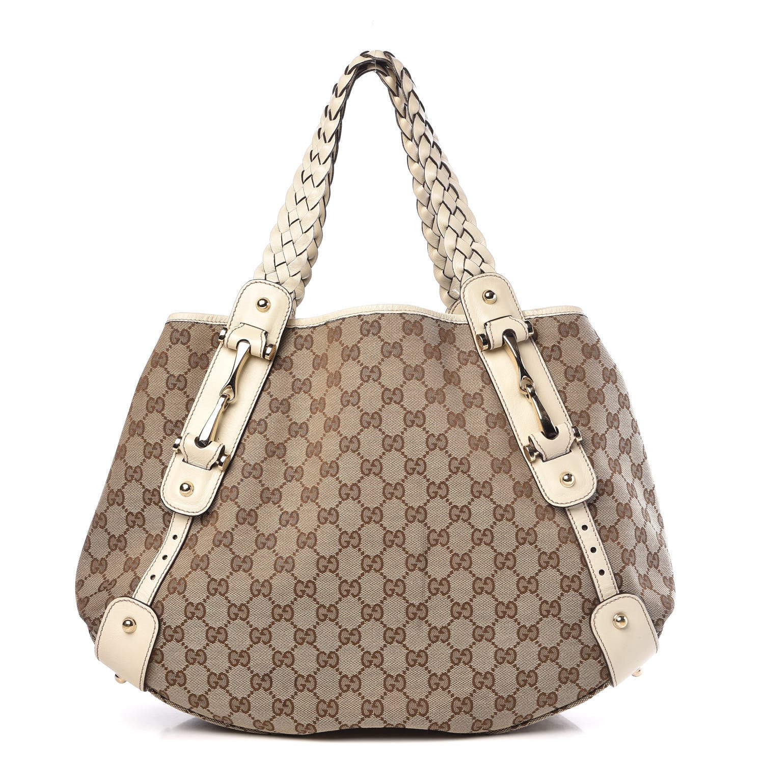 Gucci Monogram Medium Pelham Shoulder Bag Off White 1 of 10