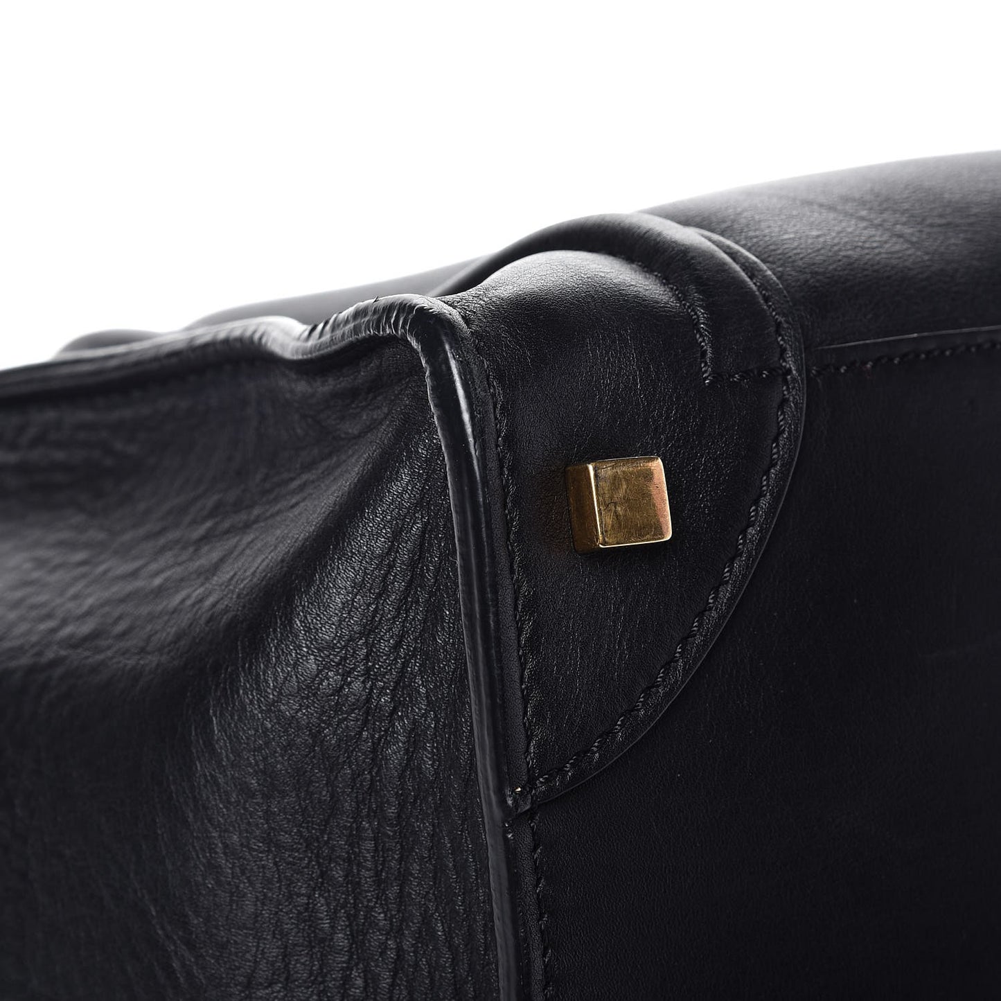 Smooth Calfskin Mini Luggage Black