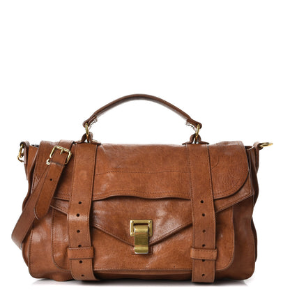 Proenza Schouler Lambskin Medium PS1 Satchel Saddle 1 of 19