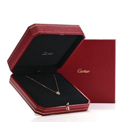 Cartier 18K Pink White Yellow Gold Diamond Trinity De Cartier Pendant Necklace 6 of 6
