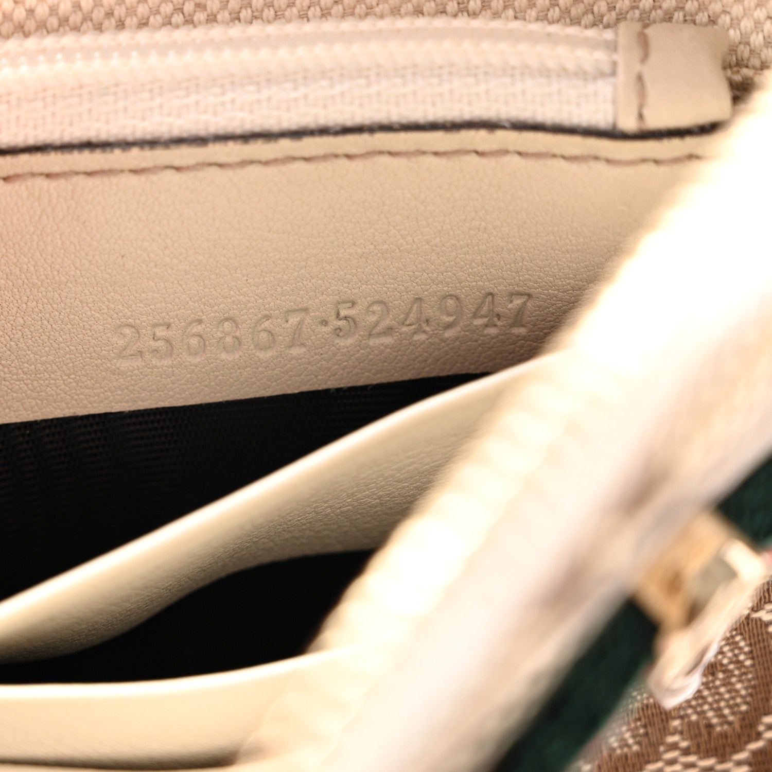 Gucci Monogram Mayfair Wristlet Off White 7 of 11