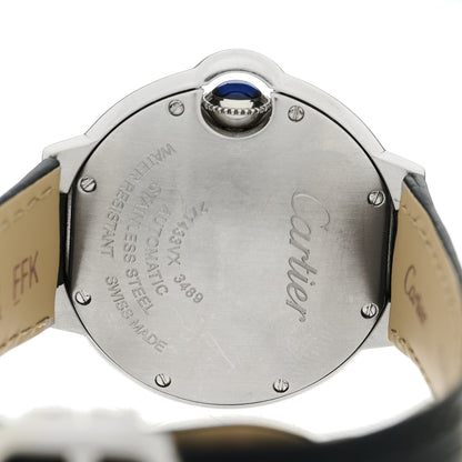 Cartier Stainless Steel Alligator 33mm Ballon Bleu De Cartier Automatic Watch 4 of 4