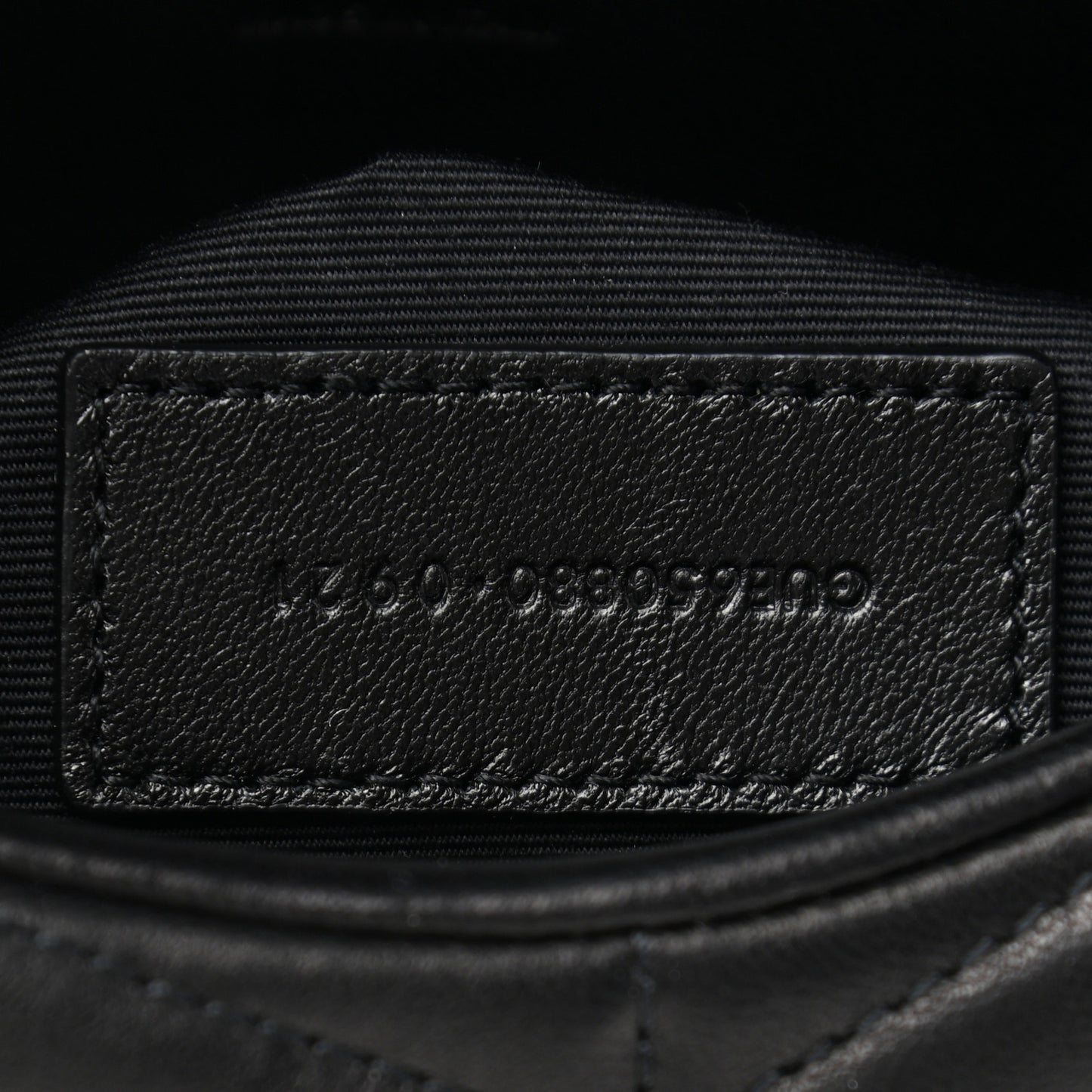 Lambskin Monogram Loulou Puffer Pouch Clutch Black