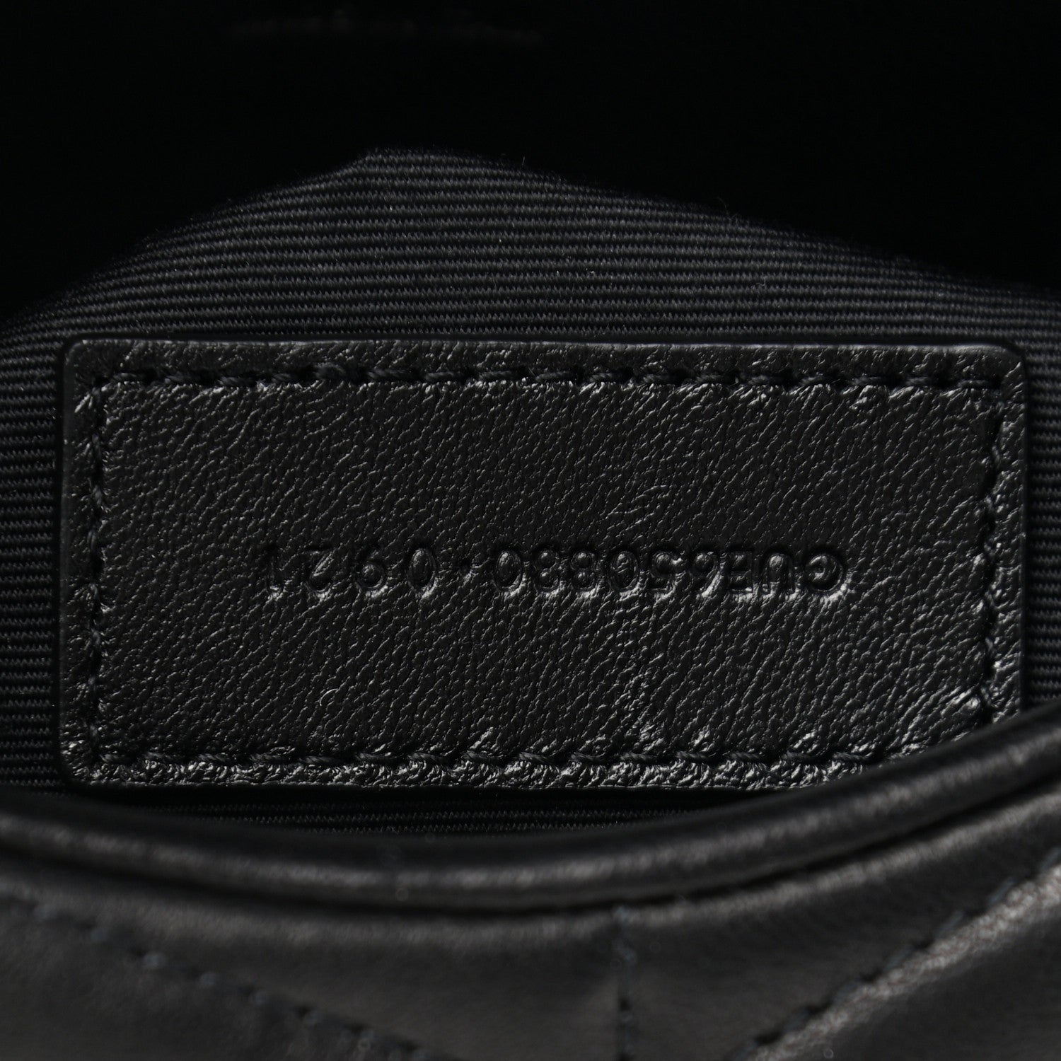 Saint Laurent Lambskin Monogram Loulou Puffer Pouch Clutch Black 7 of 7