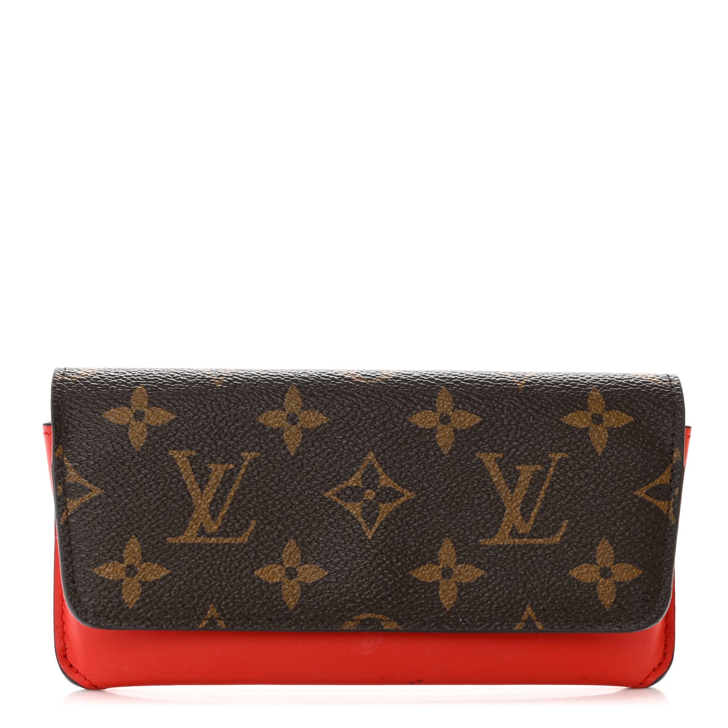 Monogram Woody Glasses Case Rouge
