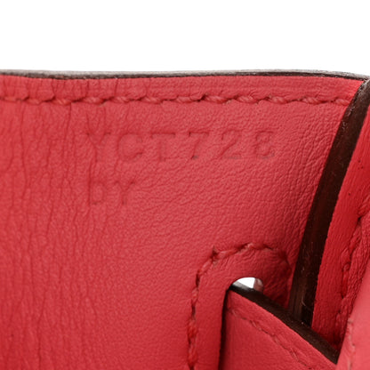 Hermes Swift Birkin 25 Rose Azalee 7 of 11