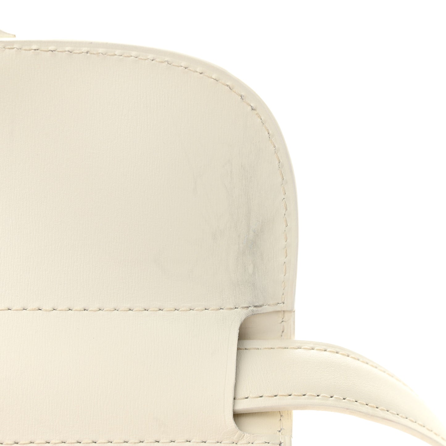 Box Calfskin Mini Brillant Satchel Ivory