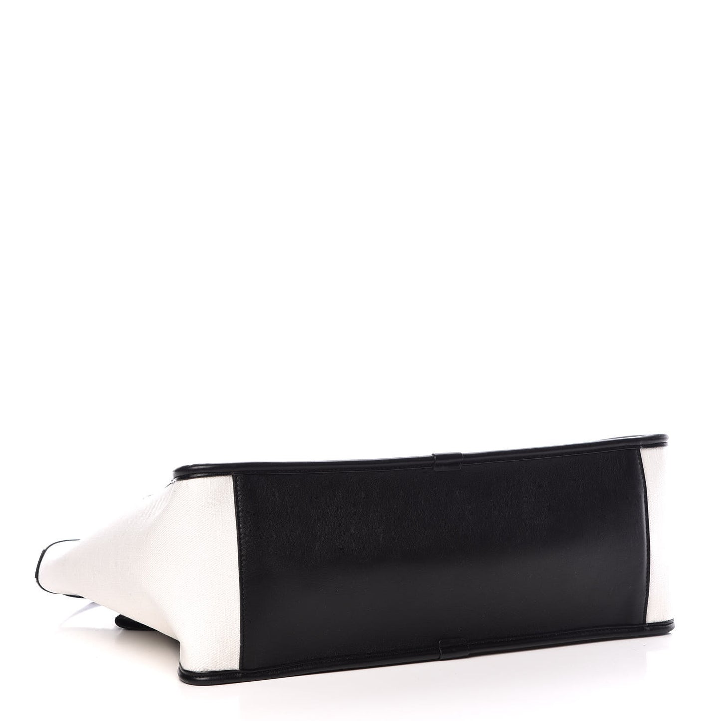 Eco Denim Logo Tote White