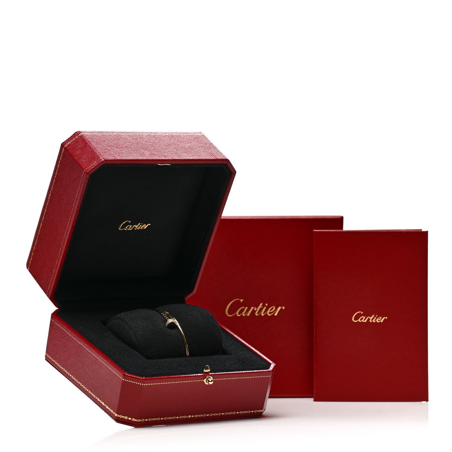 Cartier 18K Yellow Gold Diamond Small Juste Un Clou Bracelet 15 5 of 5