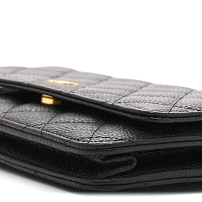 Chanel Caviar Quilted Wallet on Chain WOC Black 11 of 11