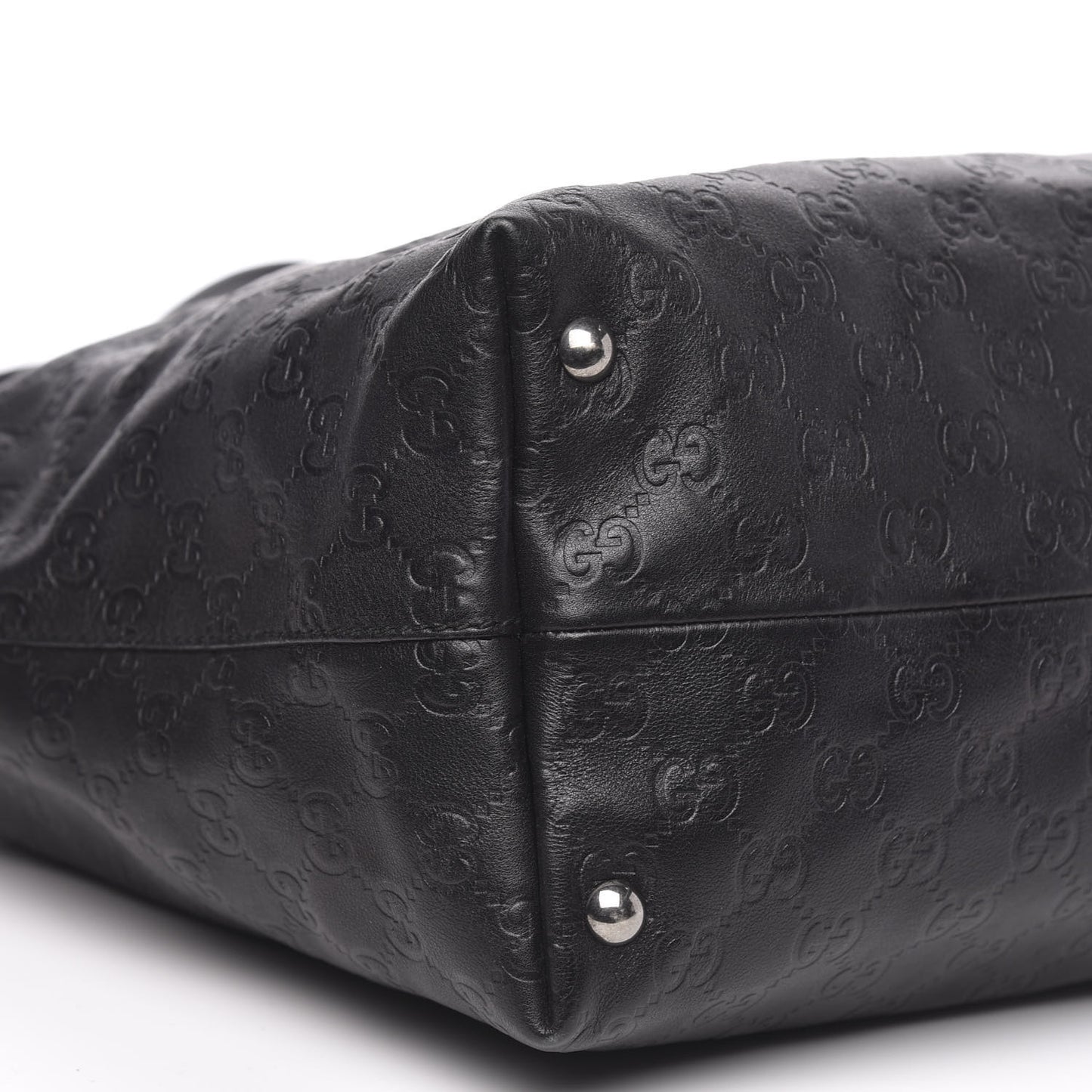 Guccissima Medium Icon Bit Tote Black