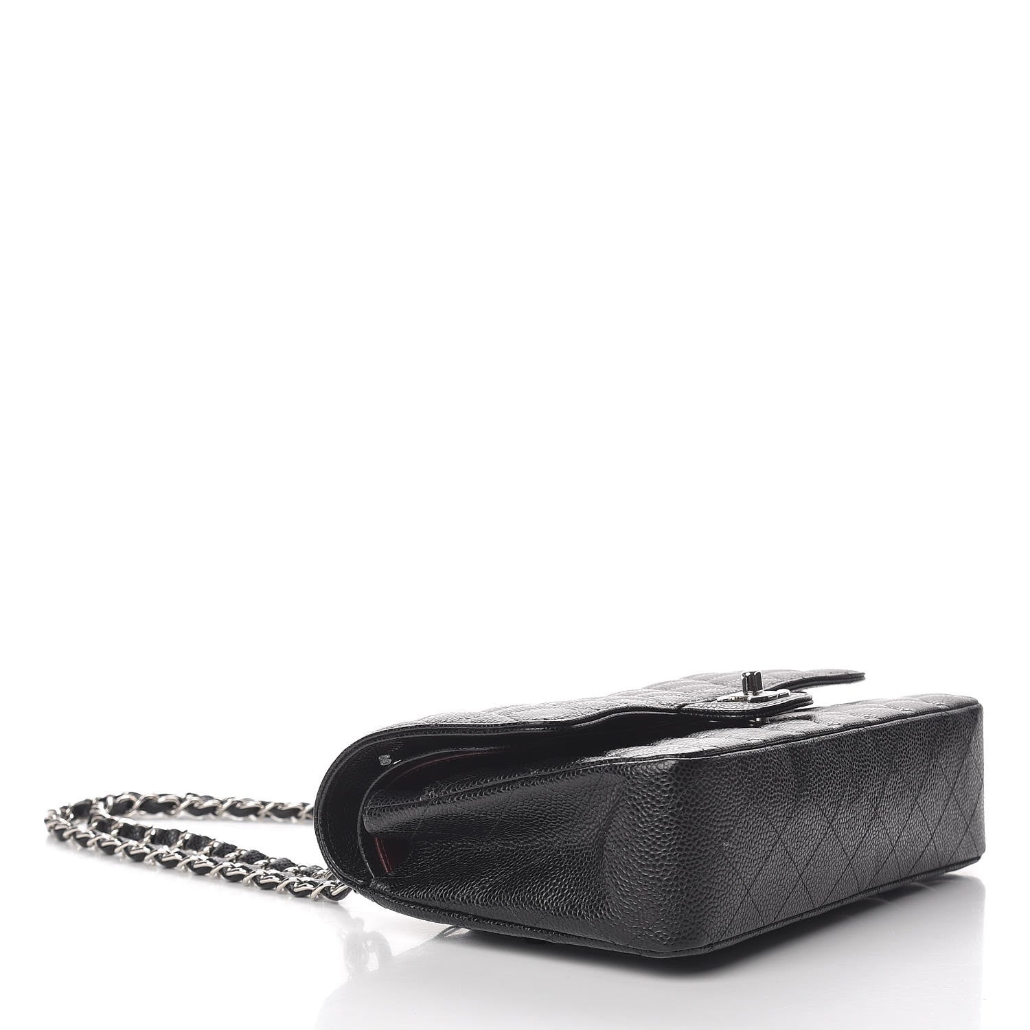 Chanel Caviar Quilted Medium Double Flap Black 4 of 14