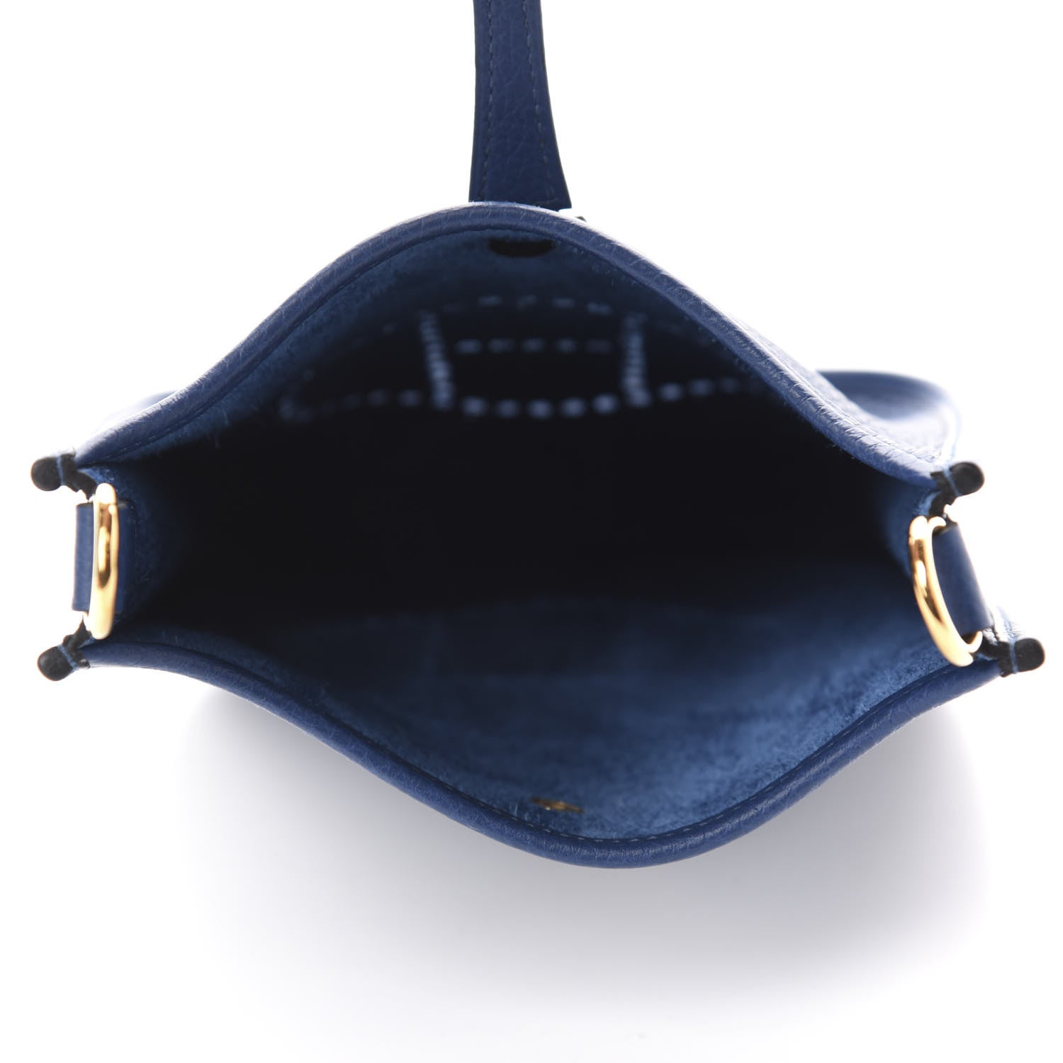Hermes Taurillon Clemence Evelyne TPM Deep Blue 5 of 11