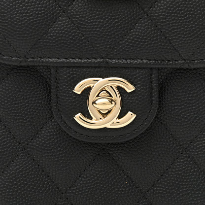 Chanel Caviar Quilted Classic Phone Holder Black 9 of 12