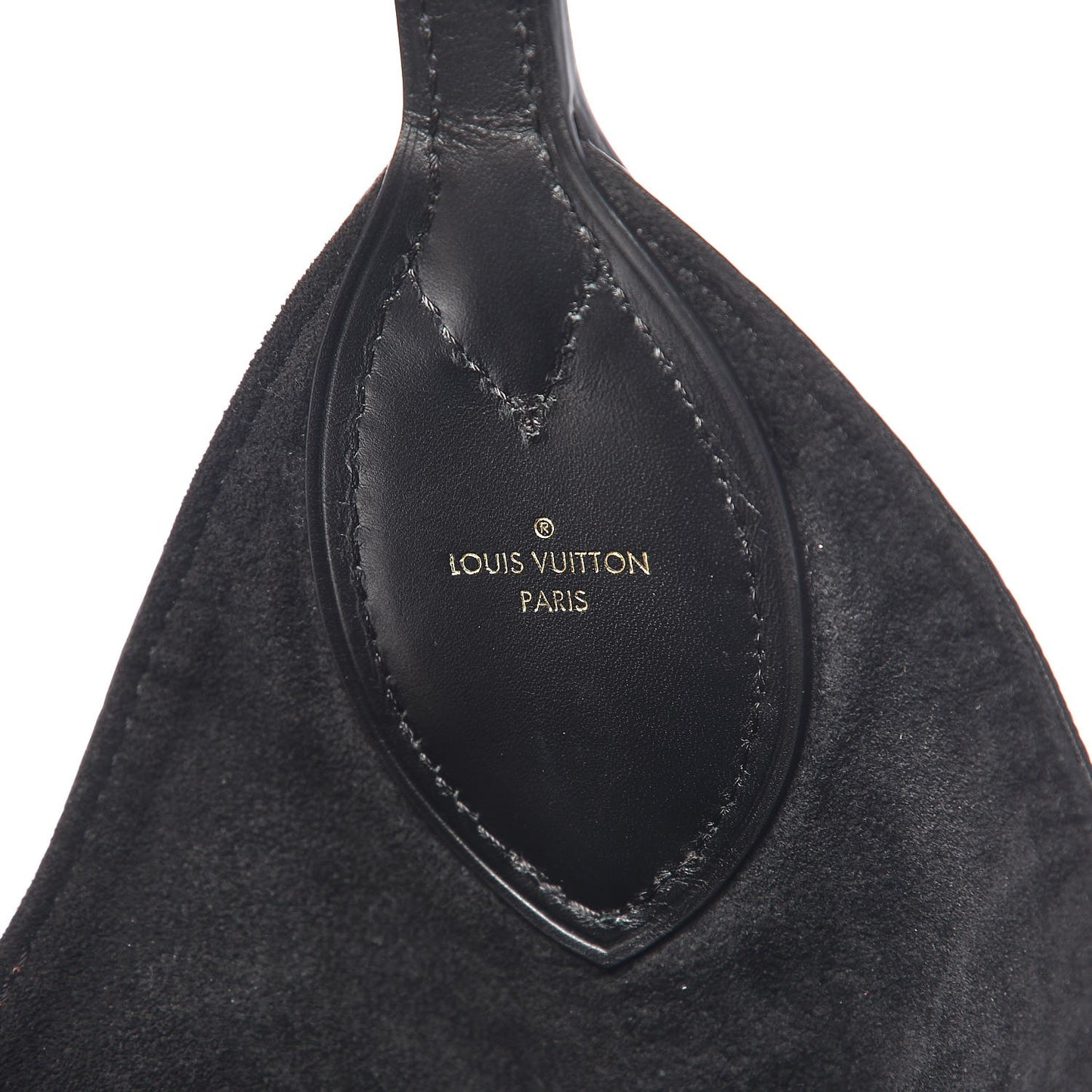 Monogram Flower Hobo Black