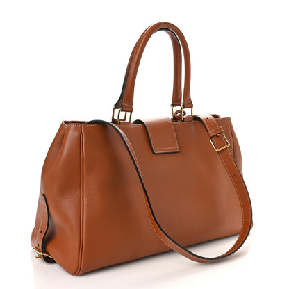 Celine Supple Calfskin Medium Appoline Tan 3 of 8