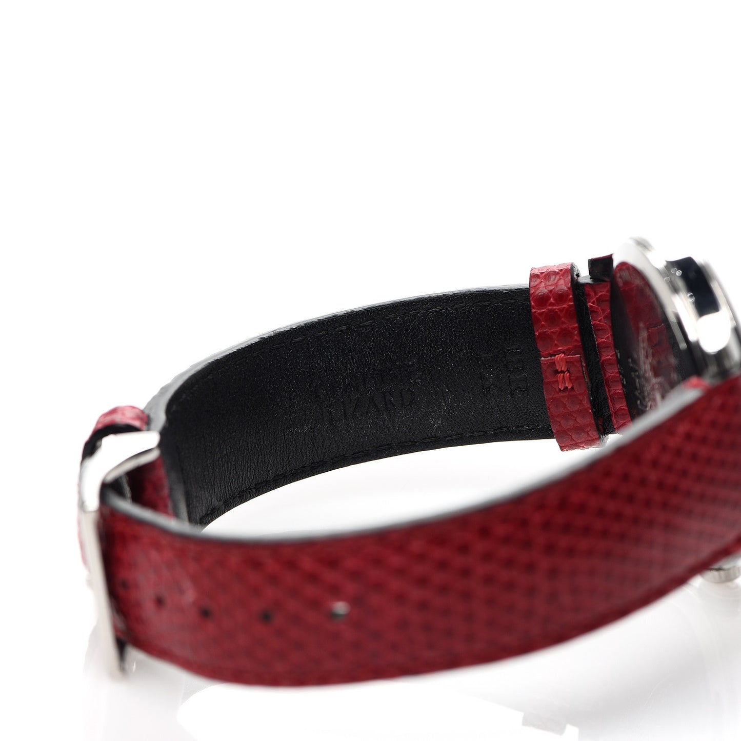 Stainless Steel Lizard Red Mother of Pearl 36mm G-Timeless Charm Quartz Watch
