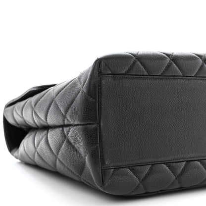 Chanel Caviar Quilted Jumbo Kelly Flap Black 10 of 11