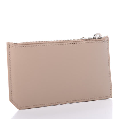 Saint Laurent Calfskin 5 Fragments Zip Pouch Card Holder Nude 2 of 6