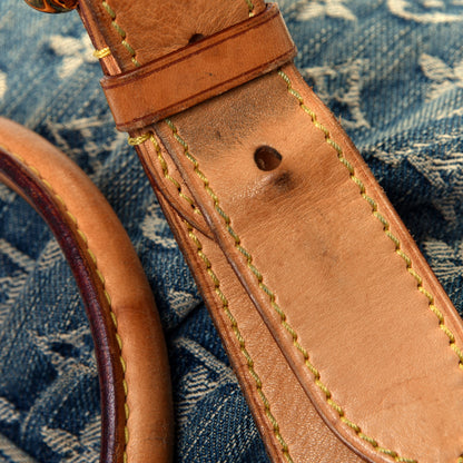 Louis Vuitton Denim Neo Cabby MM Blue 7 of 11
