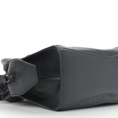 Balenciaga Cake Calfskin Tonal Hardware Mini Neo Classic City Black 9 of 10