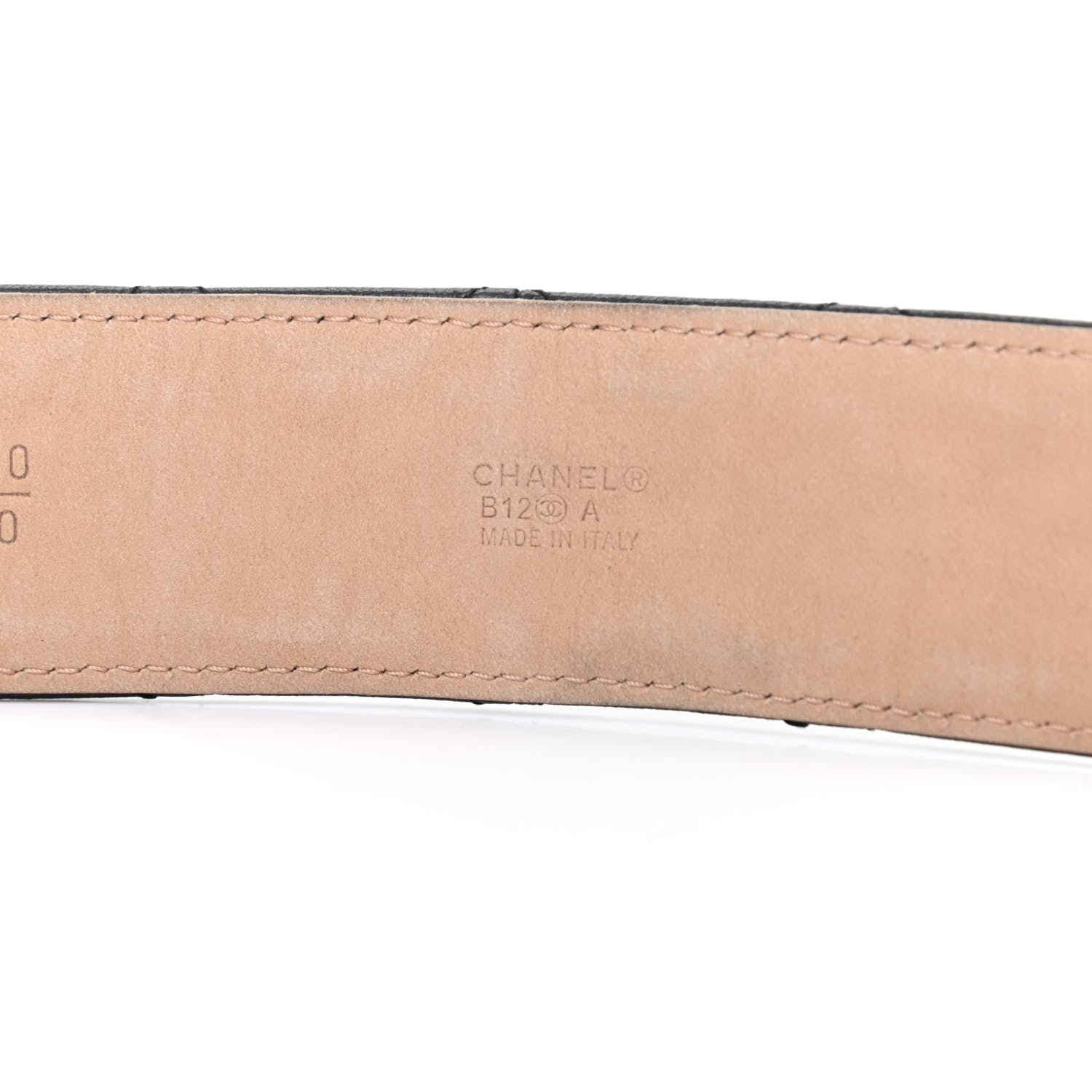 Chanel Lambskin Quilted CC Belt 100 40 Black 3 of 7