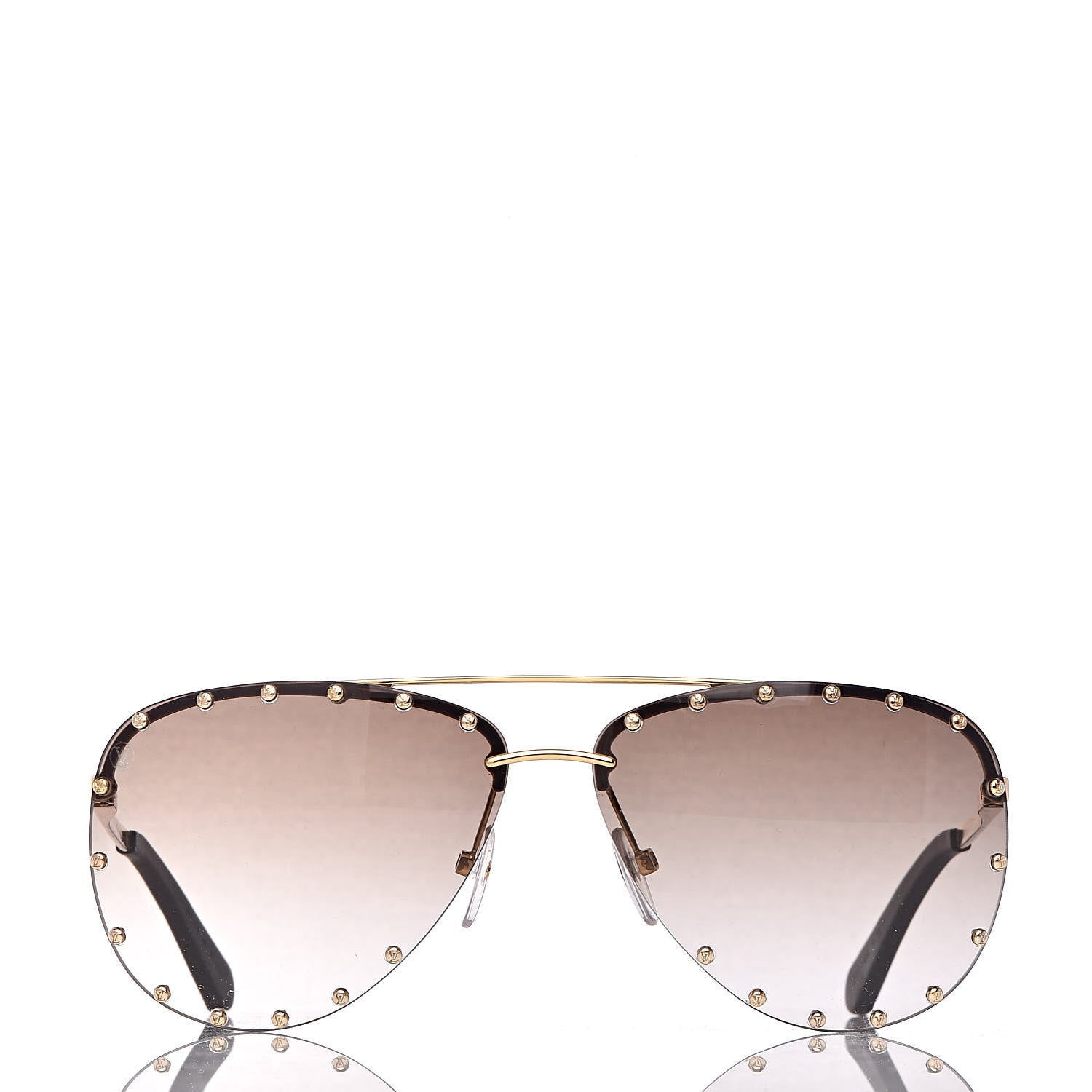 Louis Vuitton The Party Aviator Gradient Sunglasses Z0914U Brown 2 of 8