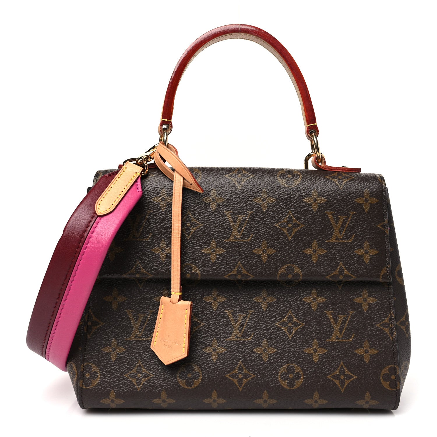 Louis Vuitton Monogram Cluny BB Bordeaux Fuchsia 1 of 10