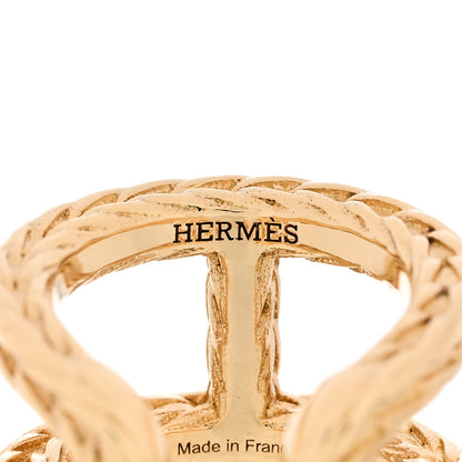 Hermes 18K Yellow Gold PM Chaine d'Ancre Danae Single Cuff Earring 4 of 6