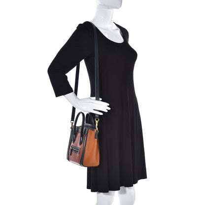 Celine Smooth Calfskin Nano Tri-Color Luggage 2 of 10
