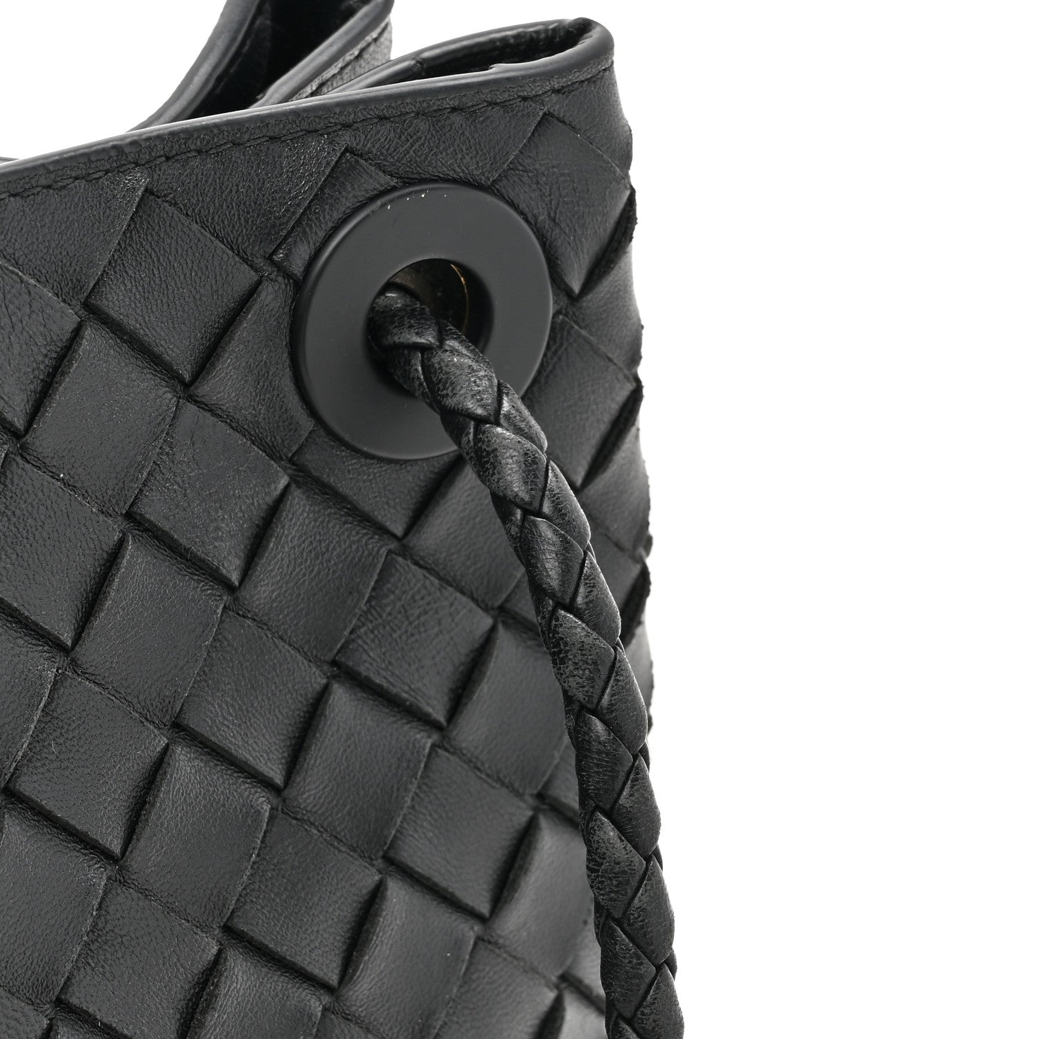 Bottega Veneta Nappa Intrecciato Small Andiamo Shoulder Bag Black 14 of 15