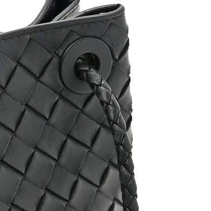 Bottega Veneta Nappa Intrecciato Small Andiamo Shoulder Bag Black 14 of 15