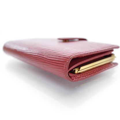 Louis Vuitton Epi French Purse Wallet Rouge 3 of 9