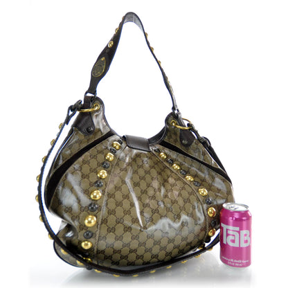 Gucci Crystal Monogram Fringe Babouska Hobo 3 of 8