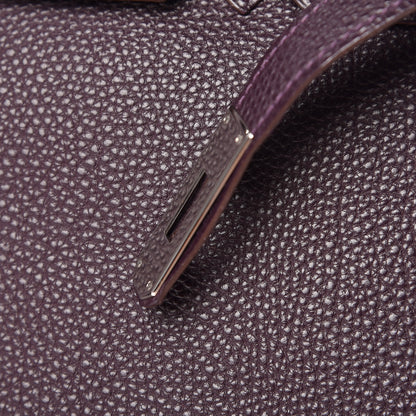 Hermes Togo Birkin 30 Raisin 28 of 31