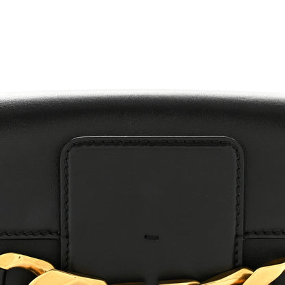 Valentino Garavani Calfskin Small Vlogo Chain Shoulder Bag Black 7 of 13