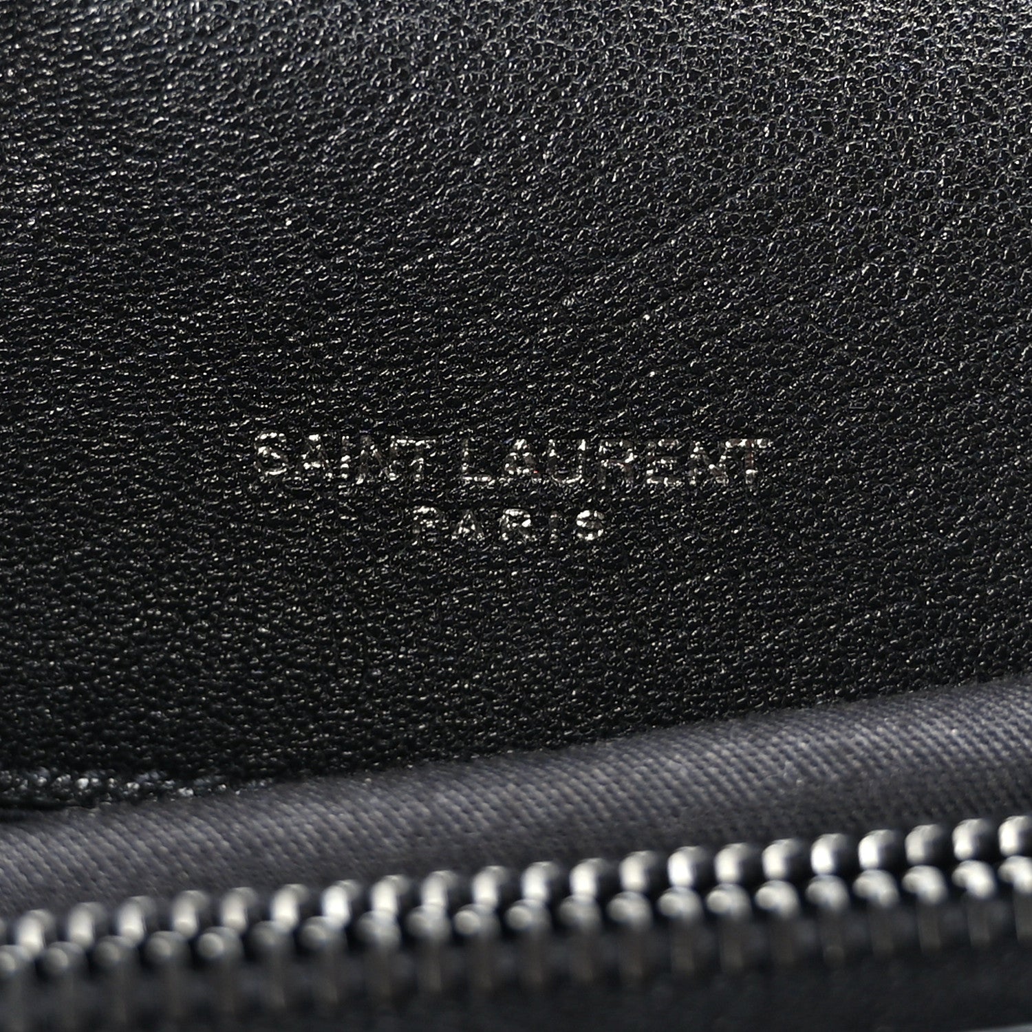 Saint Laurent Sheepskin Matelasse Chevron Monogram Monochrome Medium College Bag Black 6 of 9