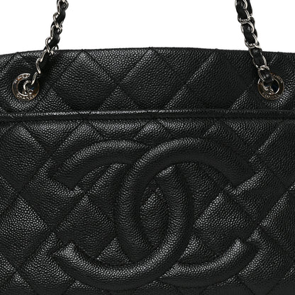 Chanel Caviar Quilted Timeless CC Soft Tote Black 7 of 10