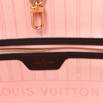 Louis Vuitton Damier Ebene Neo Neverfull MM Rose Ballerine 6 of 12