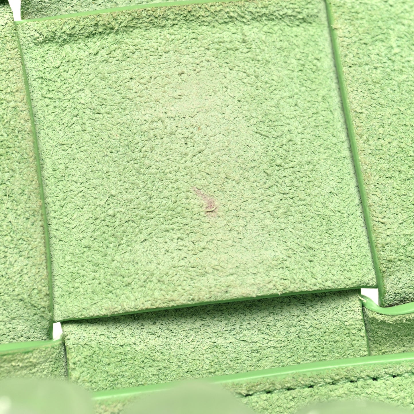 Buffalo Maxi Intrecciato Cassette Bicolor Crossbody Bag Caramel Pistachio