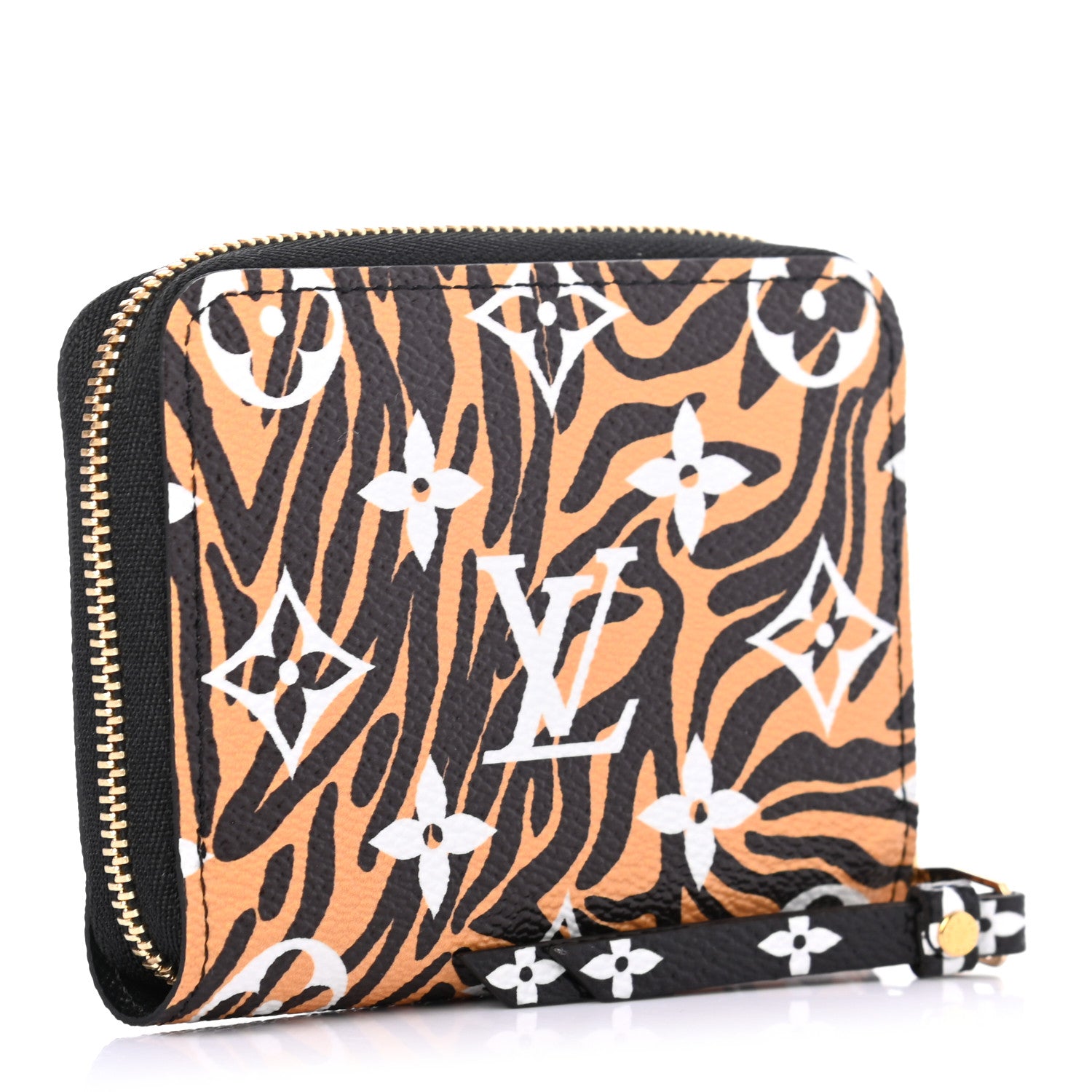 Louis Vuitton Monogram Giant Jungle Zippy Coin Purse Black 3 of 7