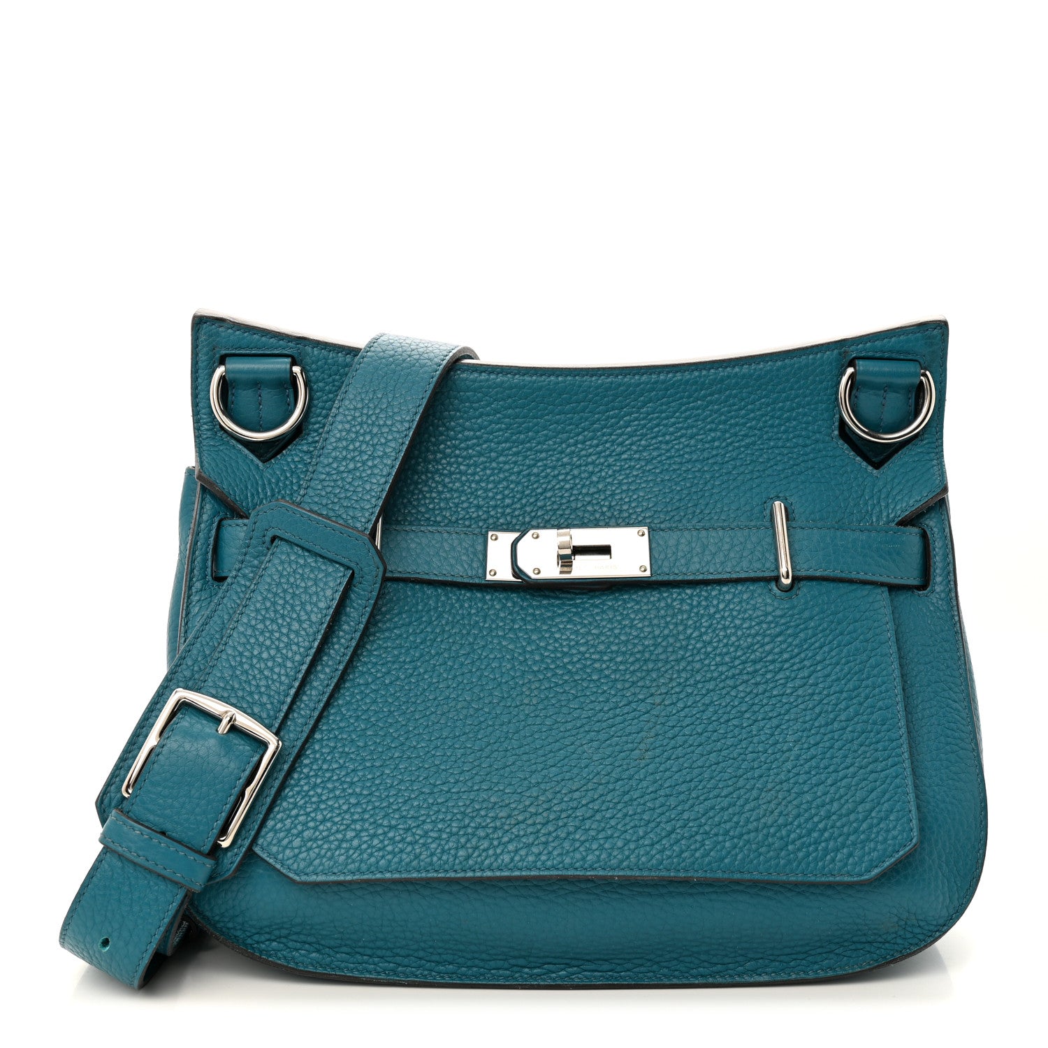 Hermes Taurillon Clemence Jypsiere 31 Bleu Izmir 1 of 21
