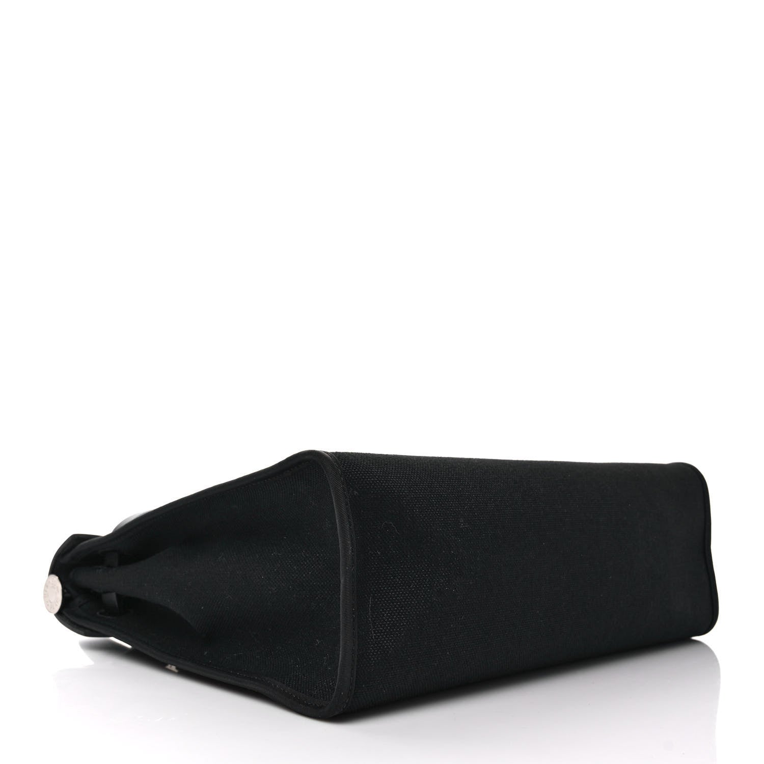 Hermes Military Toile Vache Hunter Herbag Zip PM 31 Black 4 of 8