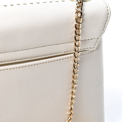 Lanvin Lambskin Studded Mini Sugar Flap Shoulder Bag White 9 of 12