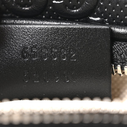 Gucci Calfskin GG Tennis Embossed Belt Bag Black 13 of 19