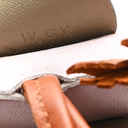 Hermes Milo Lambskin Grigri Rodeo Pegase Horse Bag Charm PM Mauve Pale Pain D'Epice Beige Marfa 4 of 6