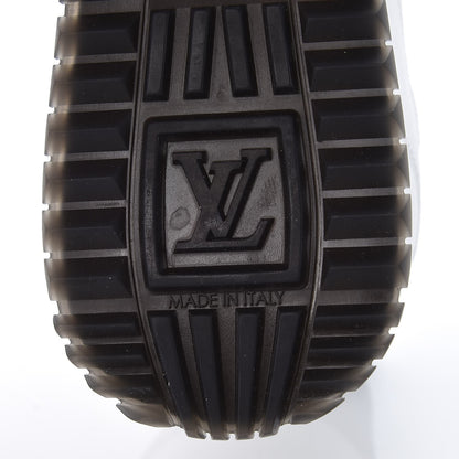 Louis Vuitton Calfskin Monogram Run Away Sneakers 37 White 7 of 8
