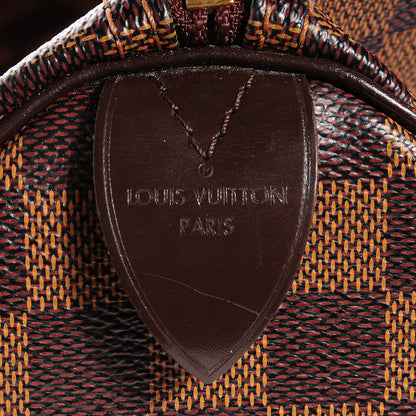 Louis Vuitton Damier Ebene Speedy 35 8 of 9